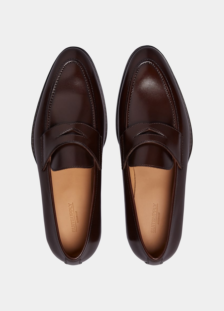 Brown Penny Loafer | Calf Leather | Suitsupply Online Store