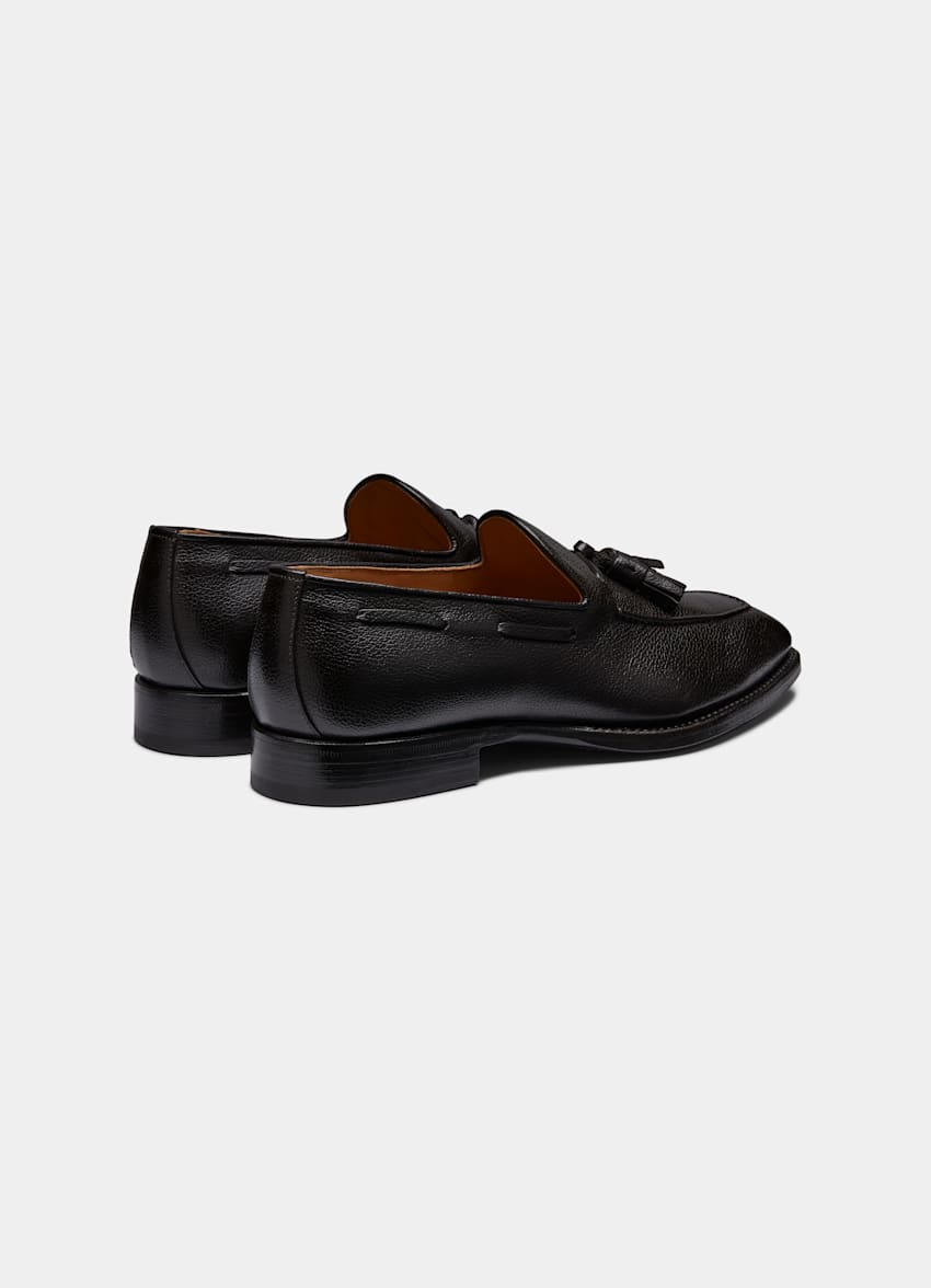 Dark Brown Tassel Loafer | Grain Calf Leather | SUITSUPPLY US