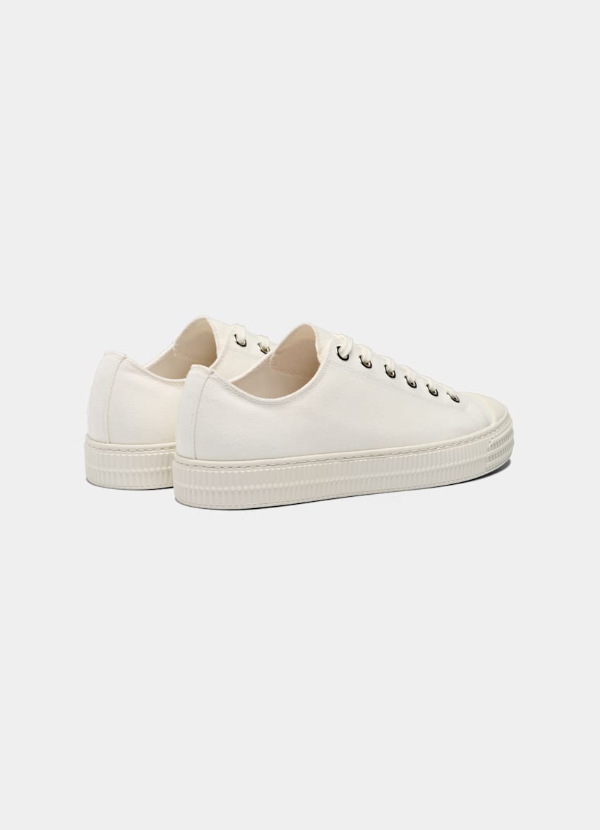 SUITSUPPLY Canvas Off-White Sneaker