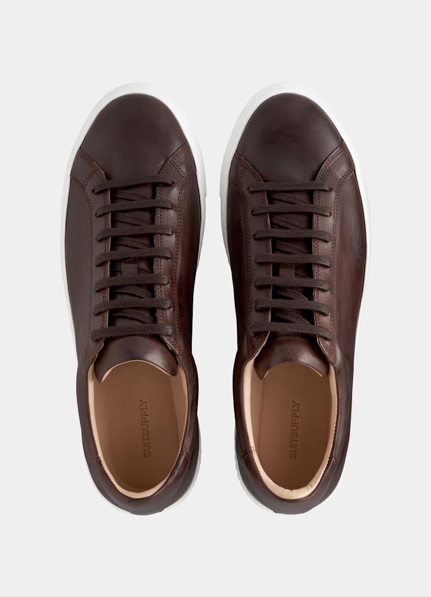 SUITSUPPLY Calf Leather Brown Sneaker