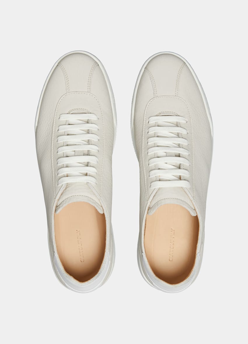 Off-White Unlined Sneakers | Calf Leather | Suitsupply Online Store