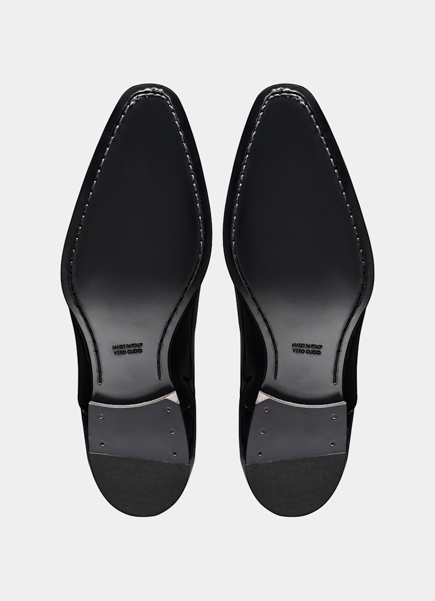 SUITSUPPLY Patent Leather Black Tuxedo Oxford