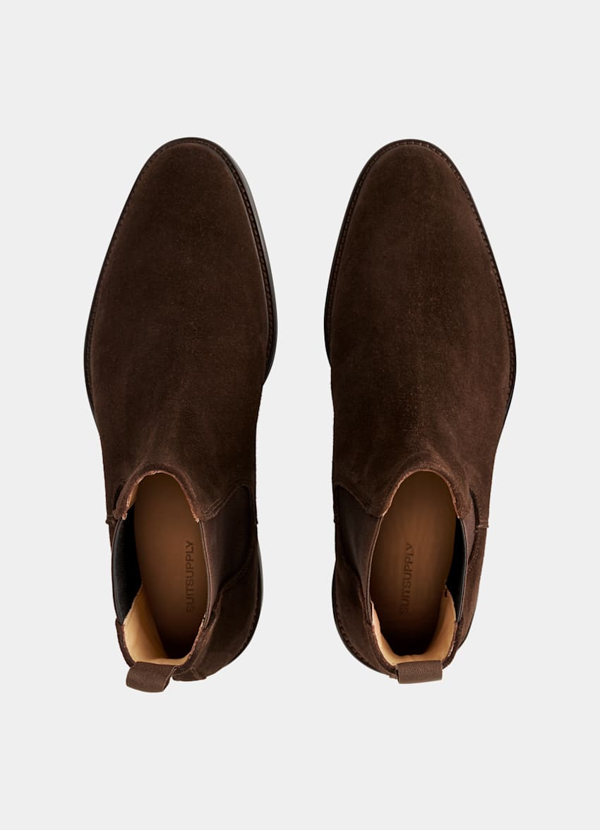 Brown Chelsea Boot | Calf Suede | SUITSUPPLY HK