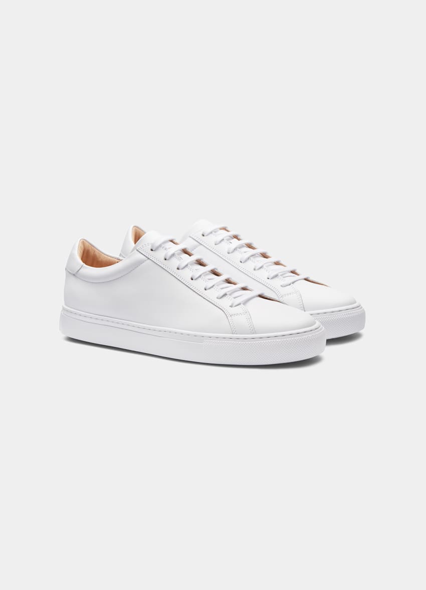 White Sneaker | Calf Leather | Suitsupply Online Store