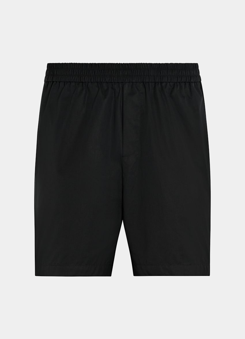 SUITSUPPLY Puro cotone - Di Sondrio, Italia Pantaloncini neri straight leg