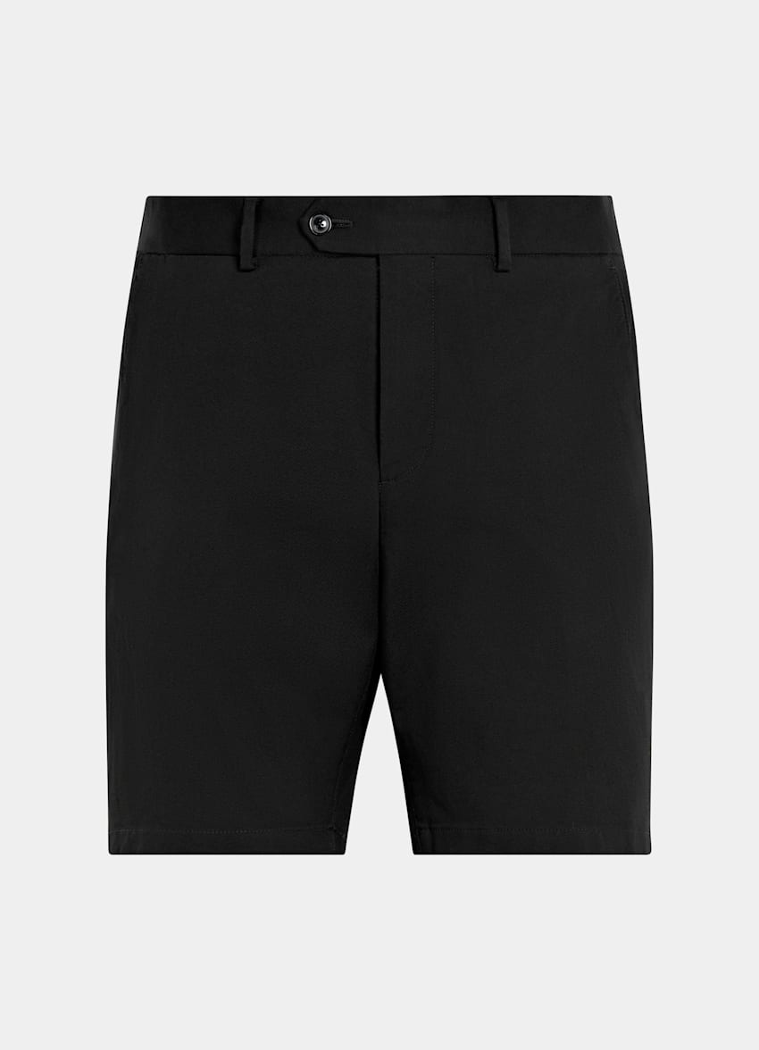 SUITSUPPLY Cotone stretch - Cervotessile, Italia Pantaloncini chino neri slim leg