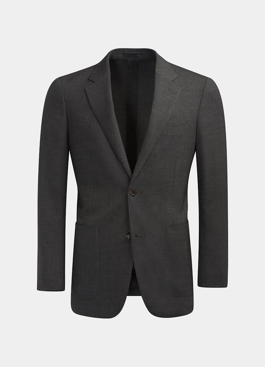SUITSUPPLY  by Lanificio Cerruti, Italy Dark Grey Havana Suit