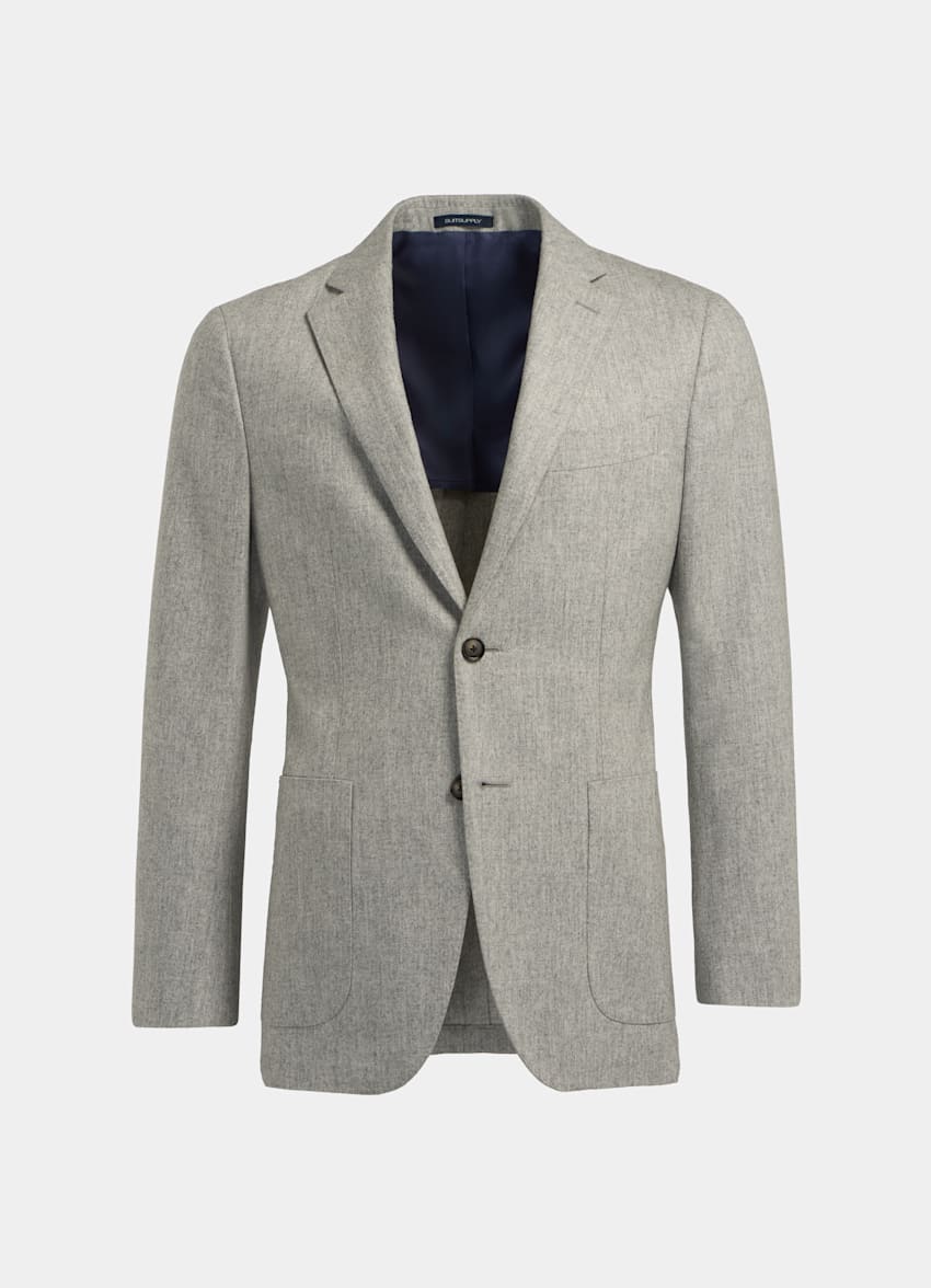 SUITSUPPLY  by Vitale Barberis Canonico, Italy Light Grey Havana Suit