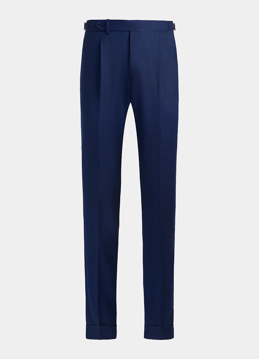 Mid Blue Havana Suit | Wool Silk Single Breasted | Suitsupply Online Store