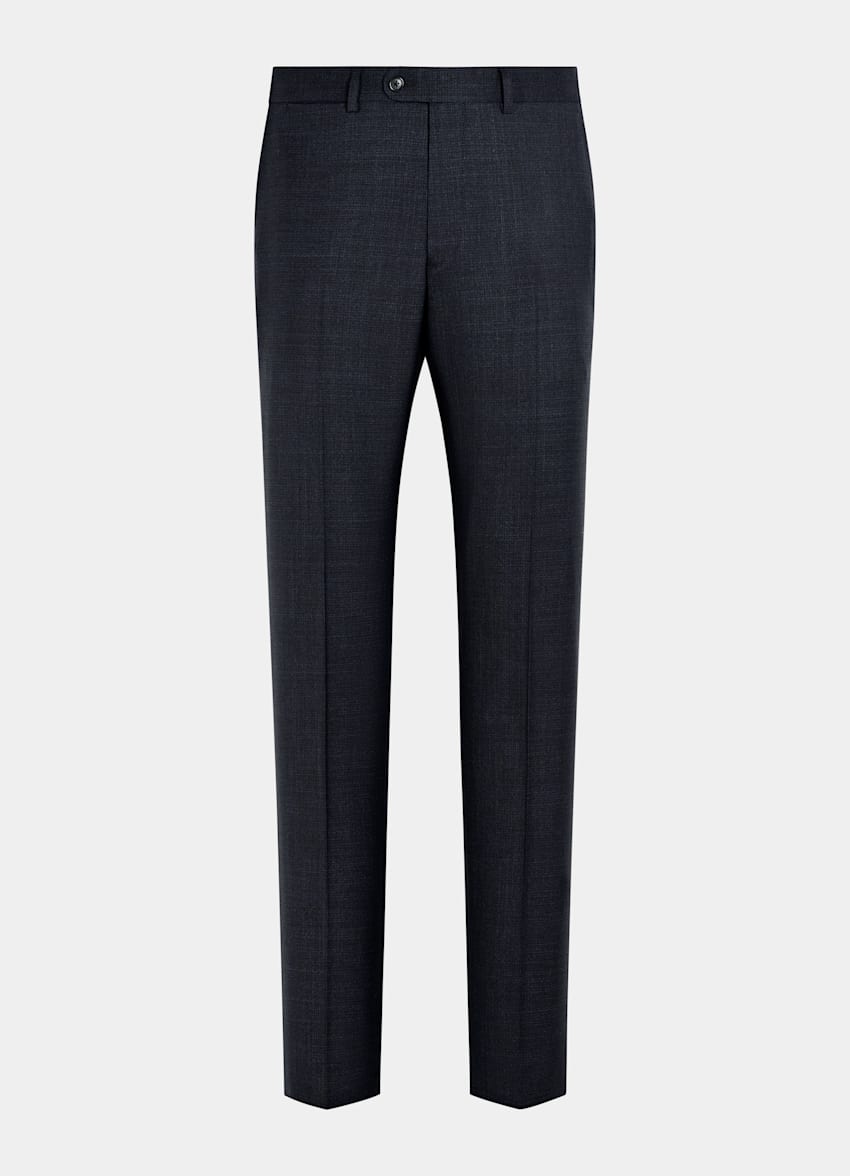 SUITSUPPLY All Season Pure Tropical Wool by Vitale Barberis Canonico, Italy Navy Perennial Tailored Fit Havana Suit