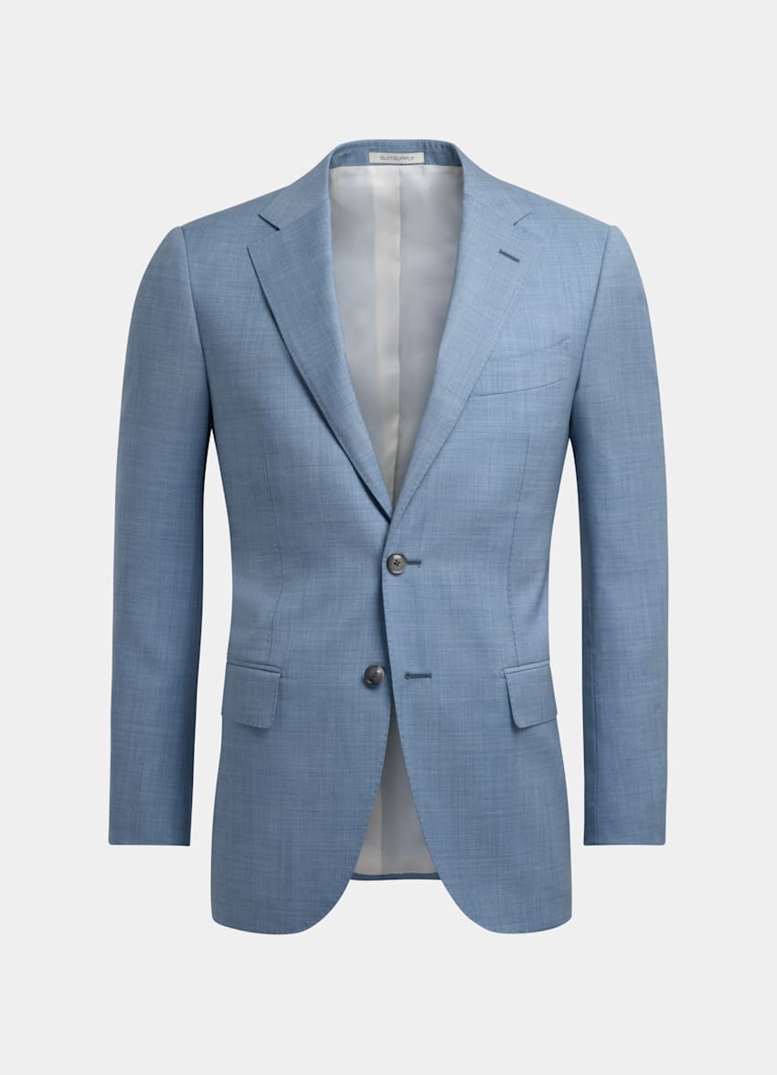 Light Blue Perennial Lazio Suit in Pure Wool | SUITSUPPLY India