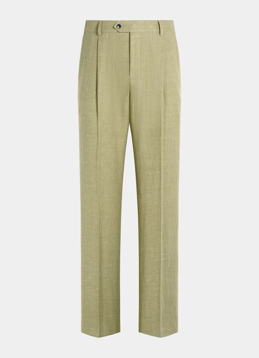 SUITSUPPLY &Eacute;t&eacute; Lin soie par Beste, Italie Costume Milano coupe Tailored vert clair