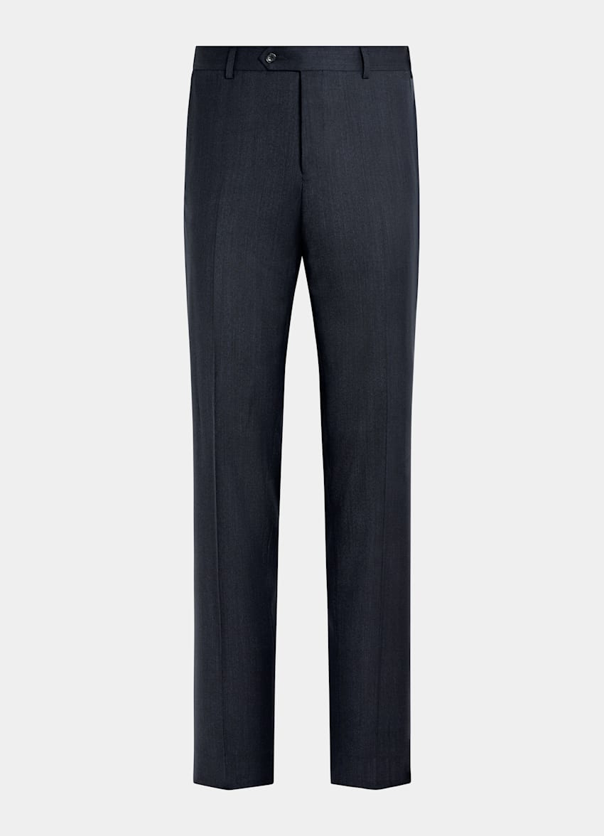 SUITSUPPLY All Season Pure S130's Wool by Carlo Barbera, Italy Navy Tailored Fit Havana Suit