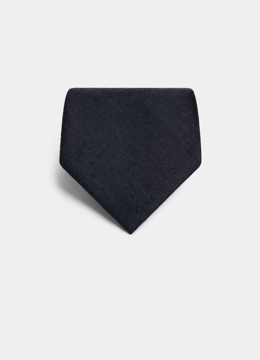 SUITSUPPLY Pura lana Cravatta navy