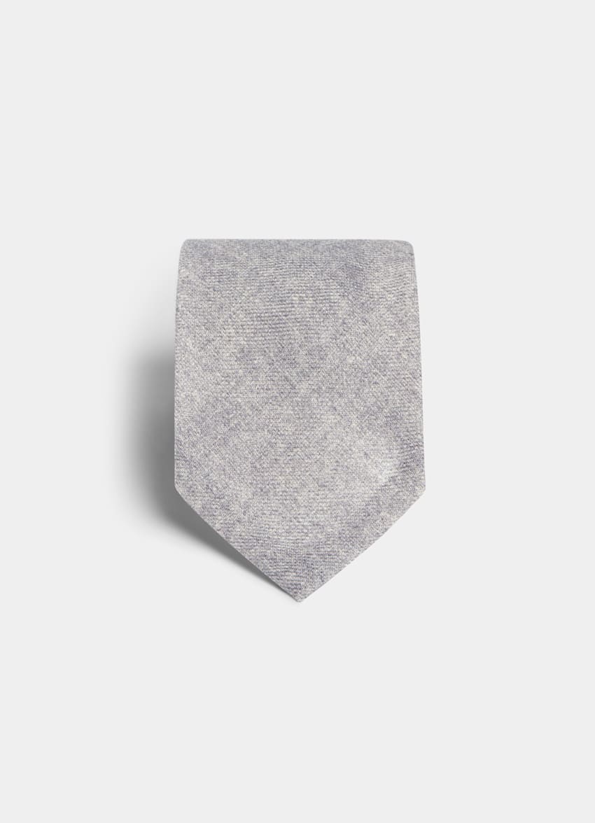 SUITSUPPLY Pure Schurwolle von Bottinelli, Italien Krawatte grau
