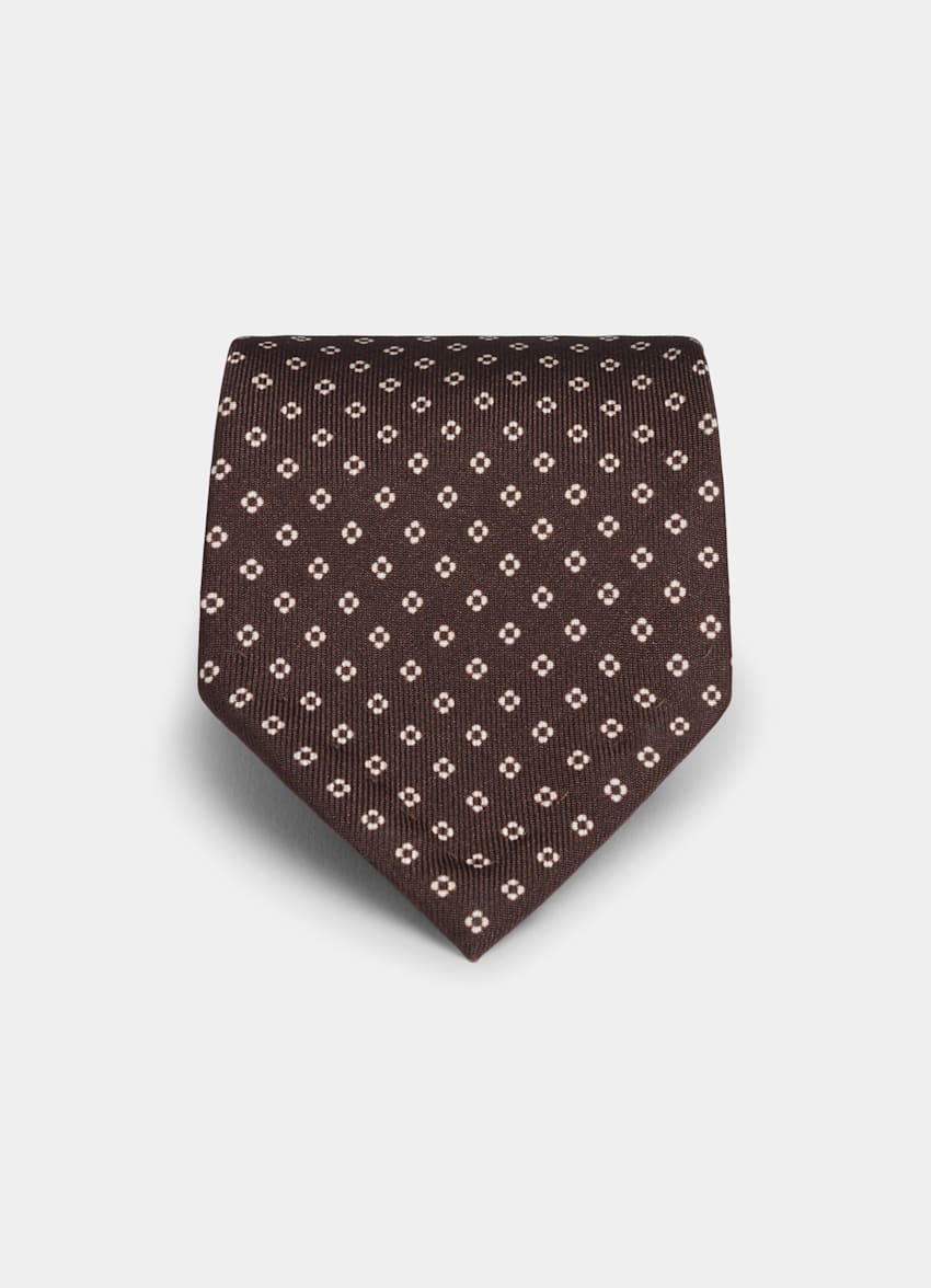 suitsupply brown tie