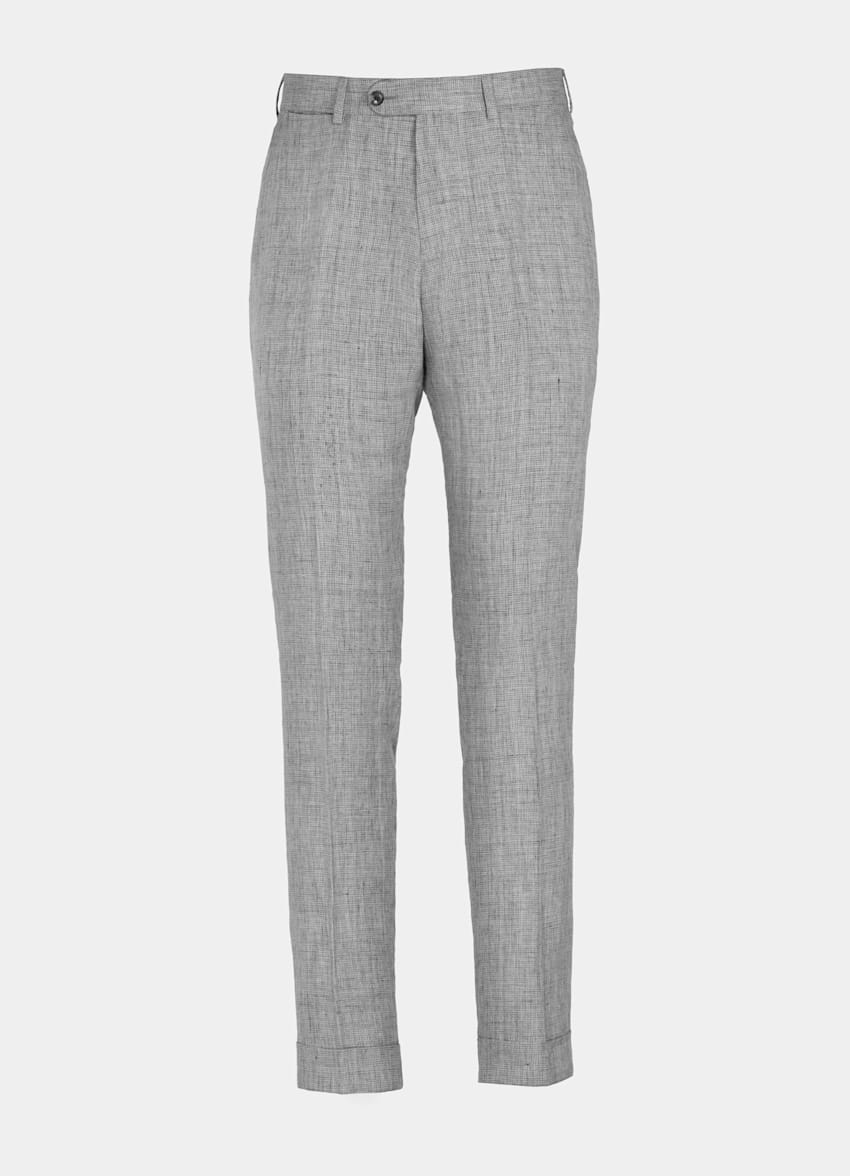 Light Grey Soho Trousers | Pure Linen | Suitsupply Online Store