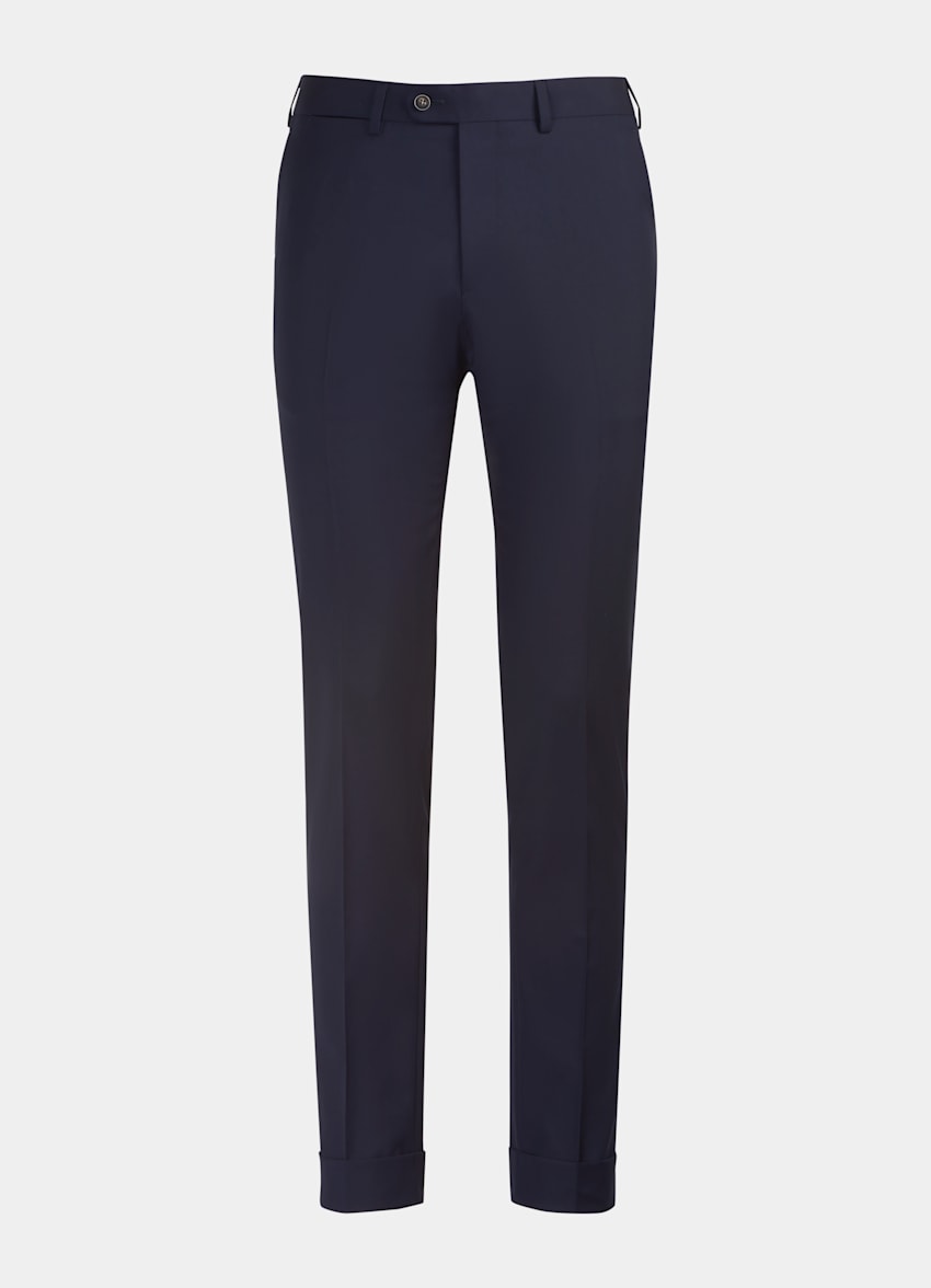 Navy Soho Trousers | Pure Tropical Wool S120's | Suitsupply Online Store