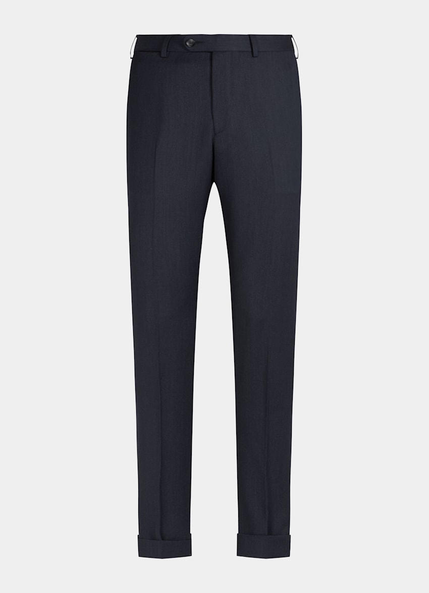 Navy Soho Trousers | Pure Wool | Suitsupply Online Store