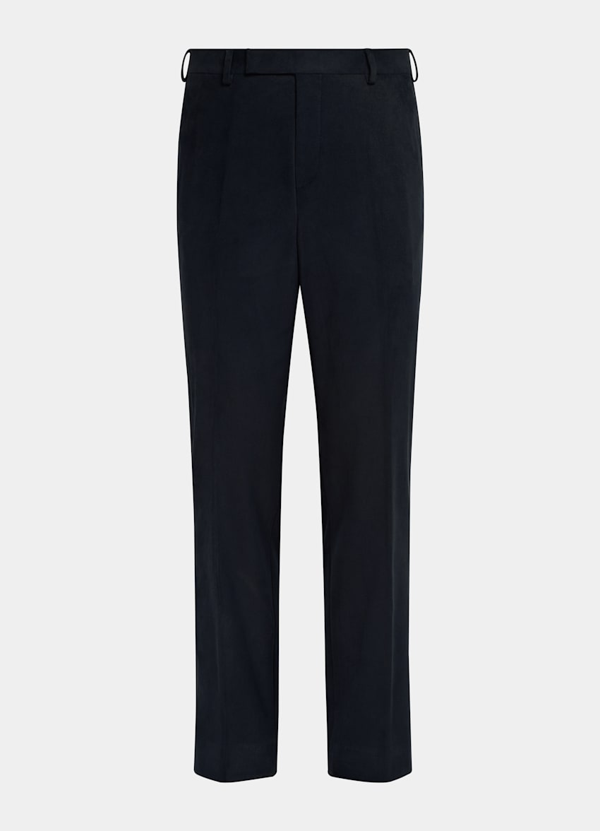 SUITSUPPLY Stretch Cotton by Di Sondrio, Italy  Navy Milano Pants