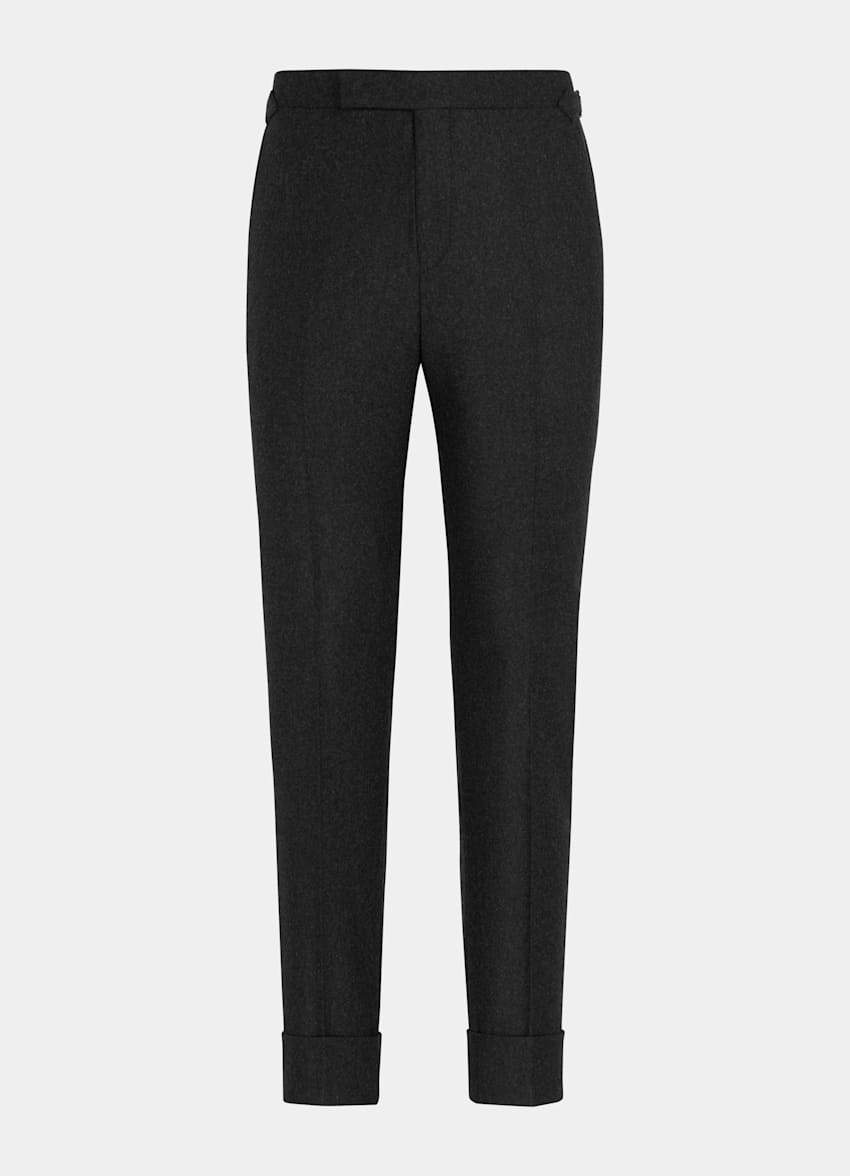 SUITSUPPLY Circular Wool Flannel - Vitale Barberis Canonico, Italie Dark Grey Casual Suit