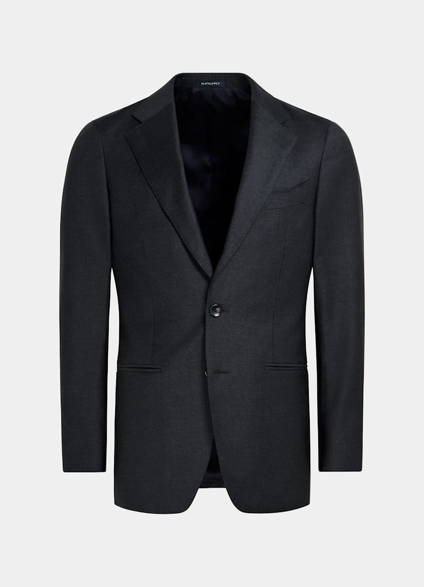 SUITSUPPLY Pure Wool by Reda, Italy Dark Grey Perennial Havana Suit
