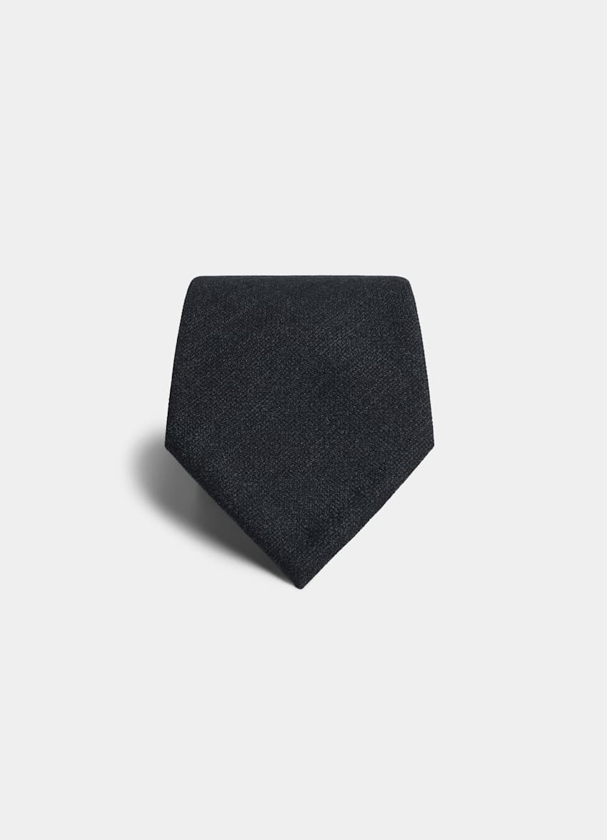 SUITSUPPLY Pure Wool by Vitale Barberis Canonico, Italy Grey Tie