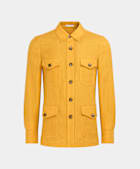 SUITSUPPLY Pur lin - Rogna, Italie Veste chemise William jaune