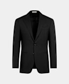 SUITSUPPLY All season Lana 4-ply no stiro - Rogna, Italia Giacca da abito Havana nera tailored fit