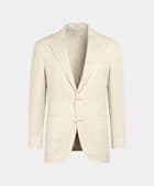 SUITSUPPLY Sommer Reines Leinen von Libeco, Belgien Roma Sakko Relaxed Fit sand