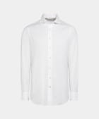 SUITSUPPLY Cotone egiziano - Albini, Italia Camicia bianca con colletto alla francese