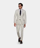 SUITSUPPLY Pure Linen de Ulsters Weavers, Irlanda Off-White Trousers