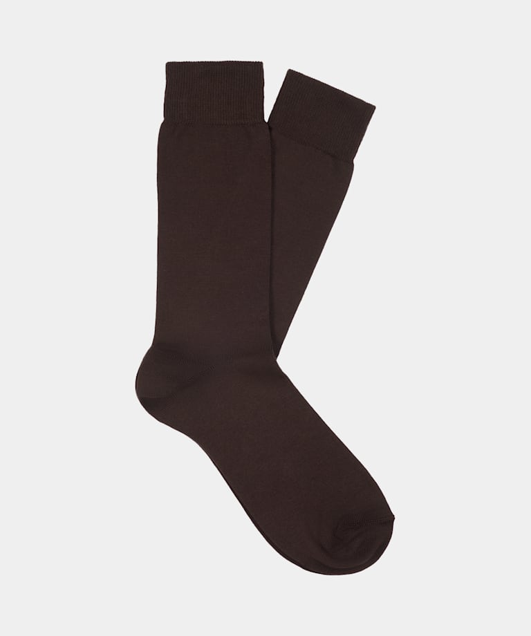 Brown Regular Socks