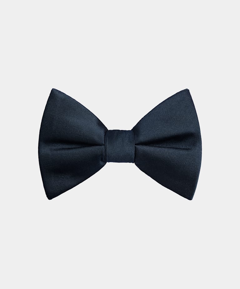 Navy Pre-tied Bow Tie