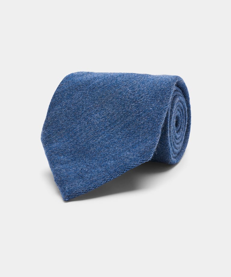 Krawat niebieski