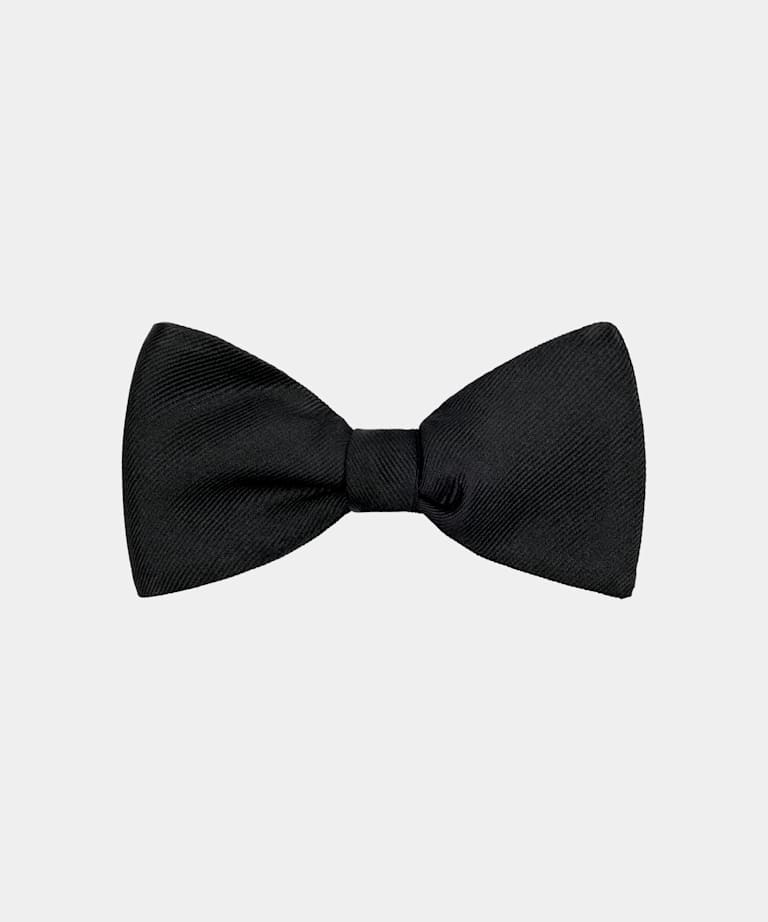 Black Self-tied Bow Tie