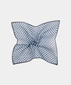 Light Blue Graphic Pocket Square