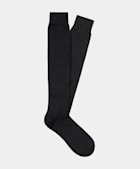 Dark Grey Knee High Socks