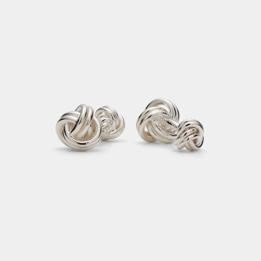 SUITSUPPLY Sterling Silver Silver Knot Cufflinks