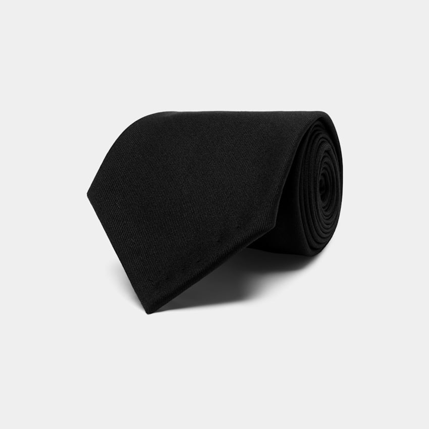 SUITSUPPLY Pure Wool by Reda, Italy Black Tie