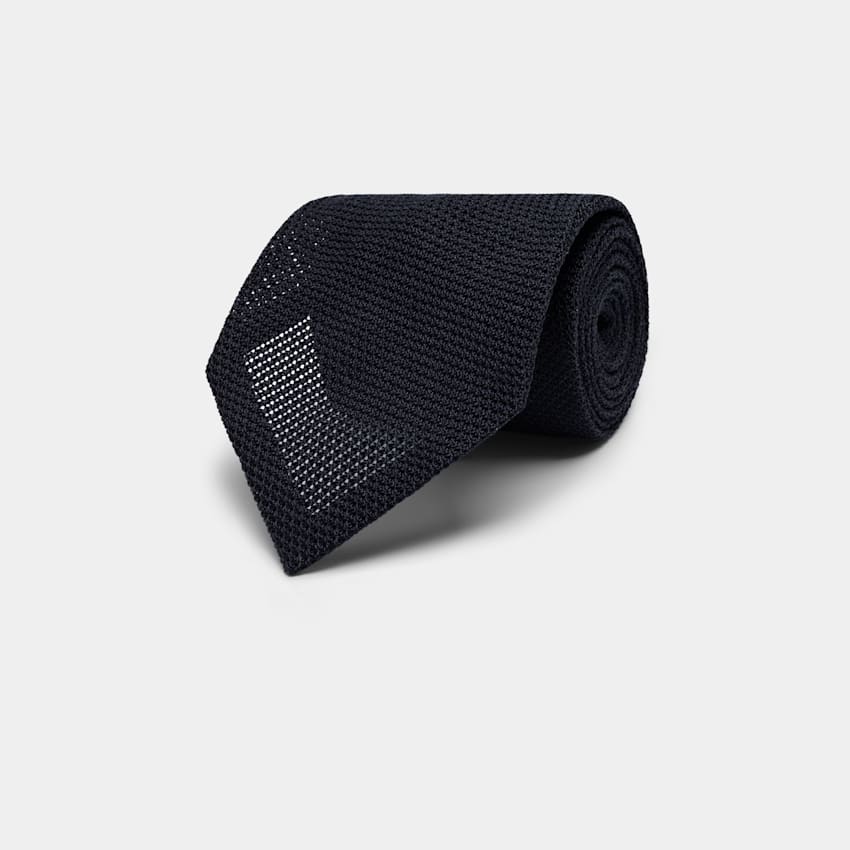 SUITSUPPLY Pure Silk by Fermo Fossati, Italy Navy Tie