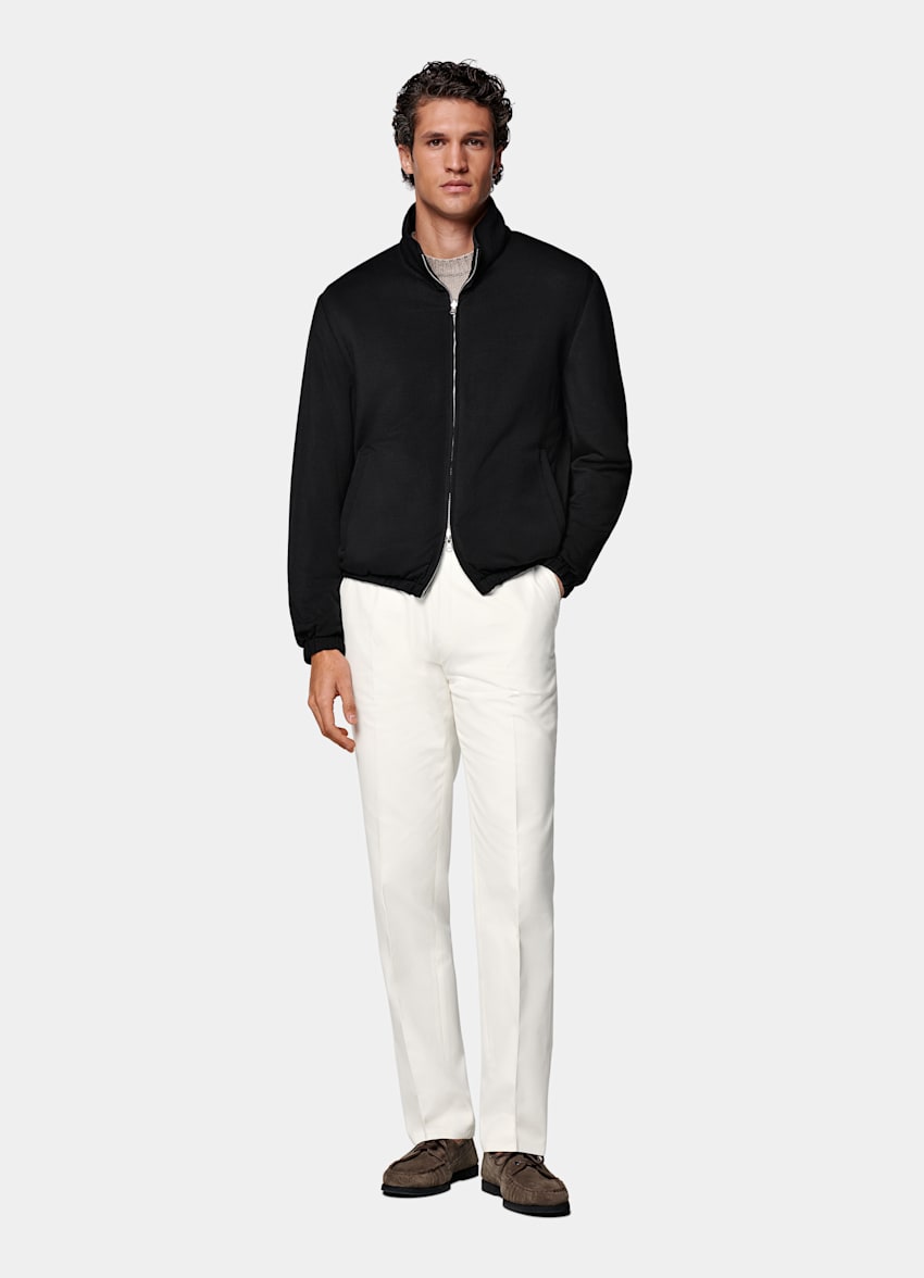Bomber réversible noir