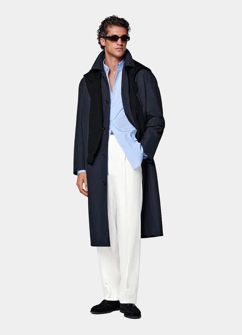 Navy Overcoat
