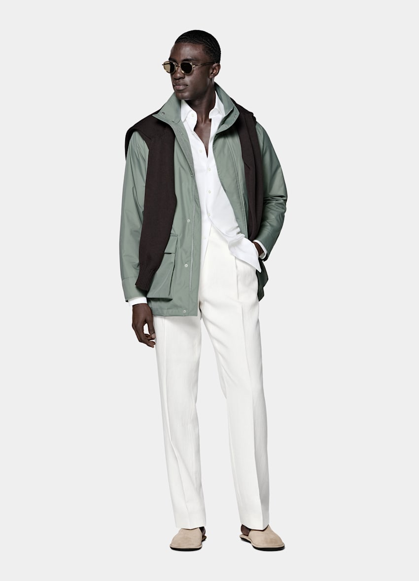 Mid Green Field Jacket