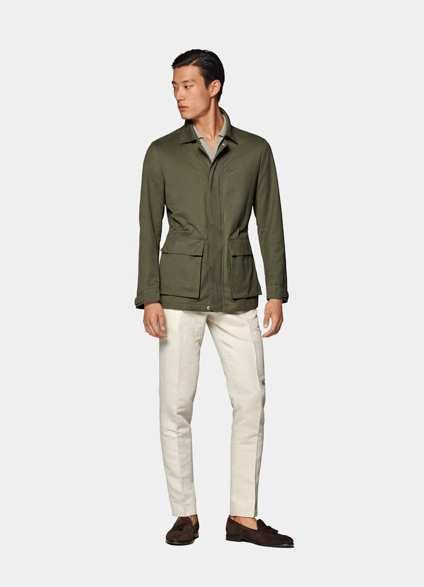 Dark Green Field Jacket