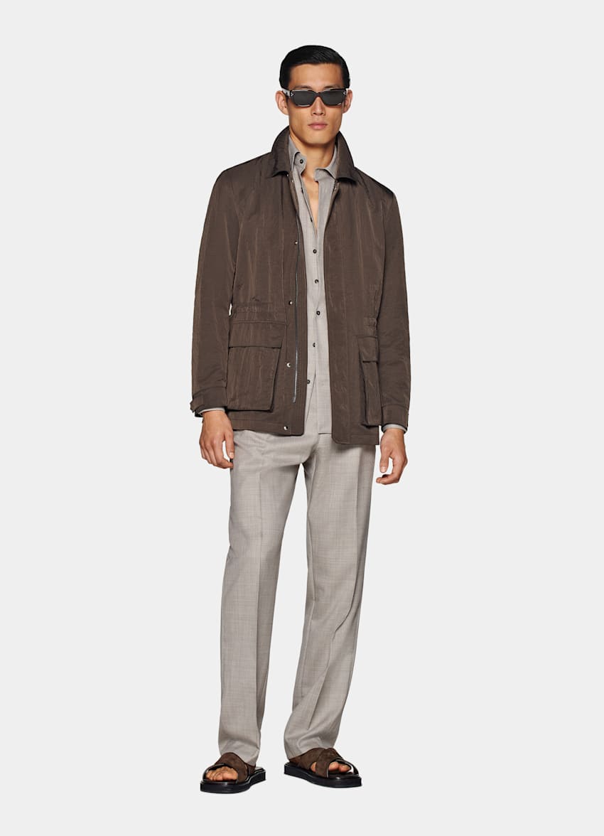 Dark Brown Field Jacket