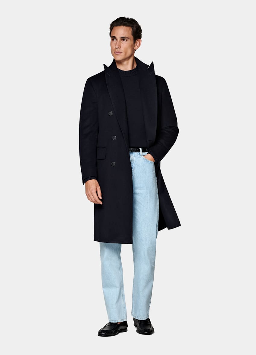 Navy Overcoat