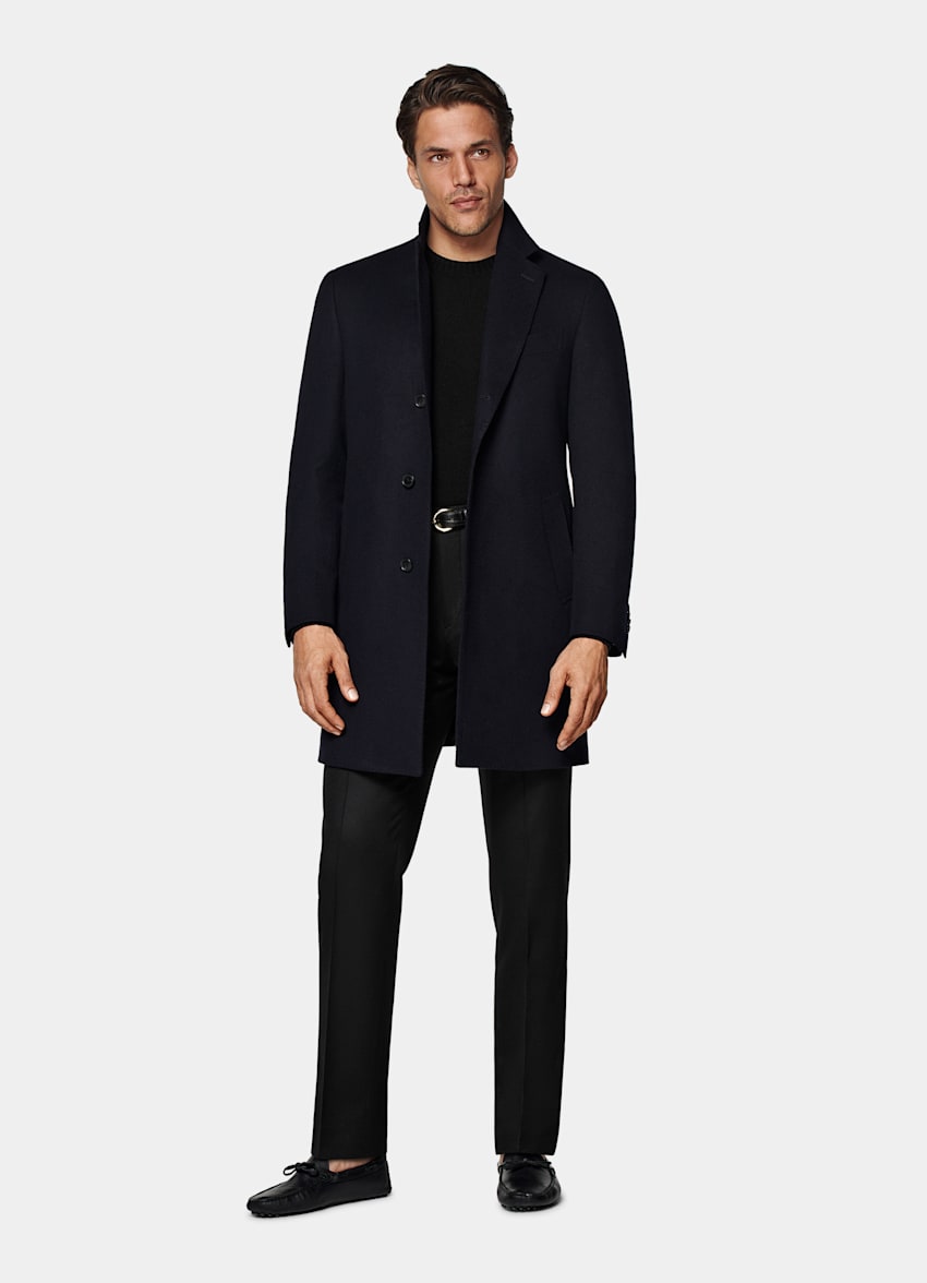 Manteau bleu marine