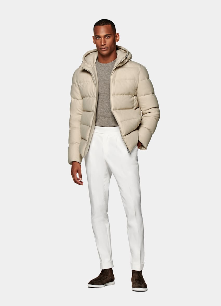 Light Brown Down Jacket