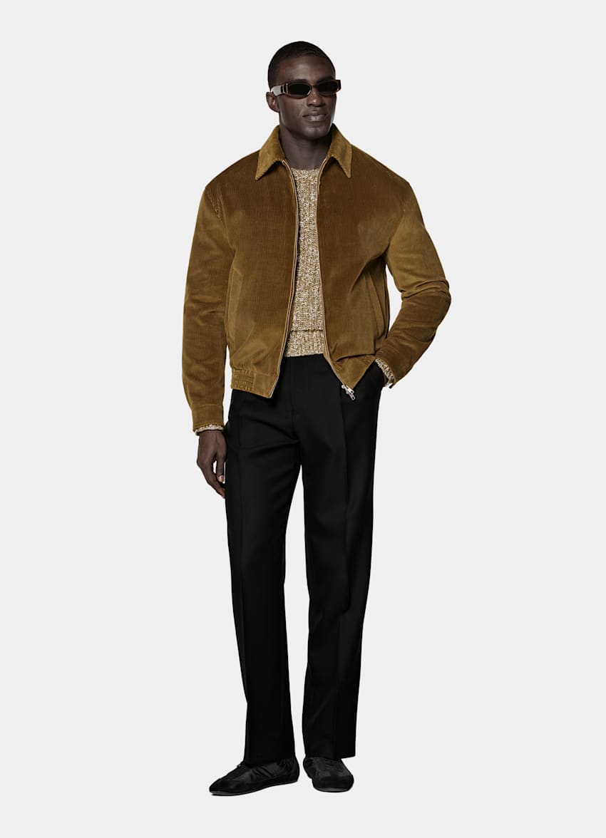 Mid Yellow Bomber Jacket
